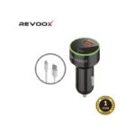 REVOOX Car Charger Type-C & USB 15W + Cable Micro RCC-PM01